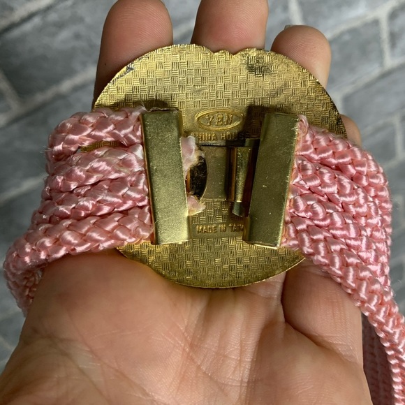 Vintage Yen China House Cloisonné Roped Belt